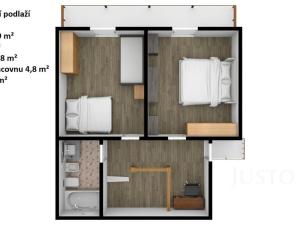 Pronájem bytu 3+kk, Praha - Žižkov, Baranova, 99 m2