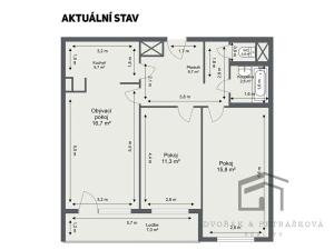 Prodej bytu 3+kk, Praha - Hloubětín, Kukelská, 62 m2