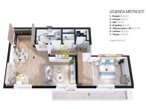 Prodej bytu 2+kk, Brandýs nad Labem-Stará Boleslav - Brandýs nad Labem, Na okraji, 64 m2