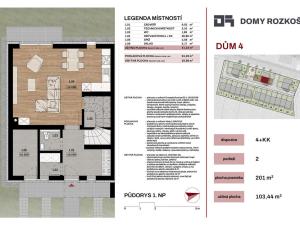 Prodej rodinného domu, Humpolec - Rozkoš, 103 m2