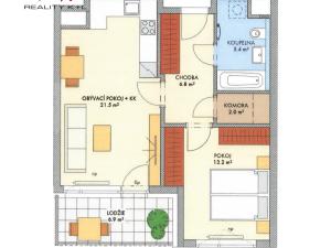 Prodej bytu 2+kk, Praha, náměstí Olgy Scheinpflugové, 58 m2