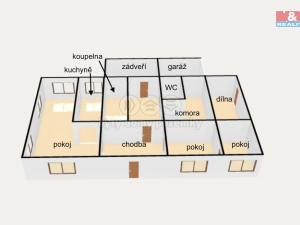 Prodej chalupy, Teplice nad Metují - Dolní Teplice, Palackého, 99 m2