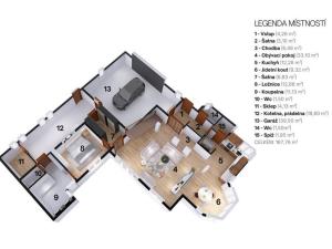 Prodej vily, Brno - Útěchov, Rozcestí, 365 m2