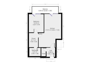 Pronájem bytu 2+kk, Praha - Smíchov, Holečkova, 60 m2