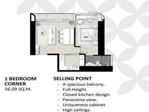 Prodej apartmánu, Pattaya, 56 m2