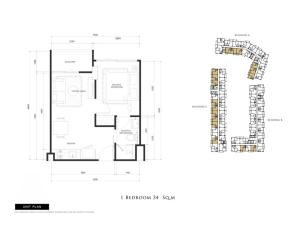 Prodej apartmánu, Pattaya, 35 m2