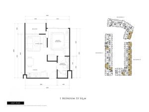 Prodej apartmánu, Pattaya, 35 m2