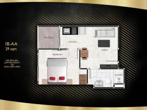 Prodej apartmánu, Pattaya, 29 m2