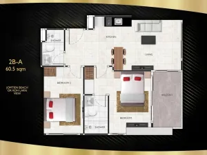 Prodej apartmánu, Pattaya, 29 m2