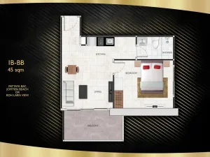 Prodej apartmánu, Pattaya, 29 m2