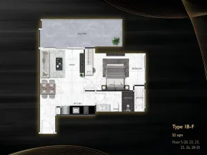 Prodej apartmánu, Pattaya, Thajsko, 28 m2