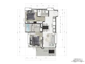 Prodej apartmánu, Pattaya, 31 m2