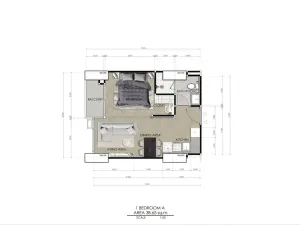 Prodej apartmánu, Pattaya, 31 m2