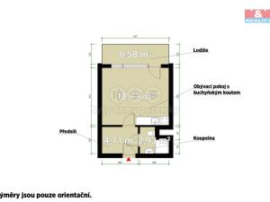 Prodej bytu 1+kk, Plzeň - Bolevec, Komenského, 26 m2