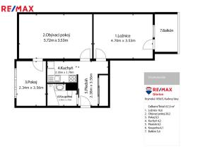 Prodej bytu 3+1, Karlovy Vary - Rybáře, Chomutovská, 60 m2
