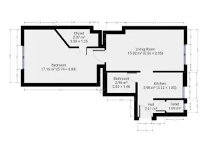 Pronájem bytu 2+kk, Praha - Žižkov, Žižkovo náměstí, 49 m2