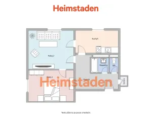 Pronájem bytu 2+1, Havířov - Město, U Lesa, 55 m2