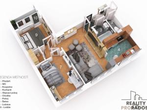 Prodej bytu 3+1, Ostrava, Josefa Kotase, 70 m2