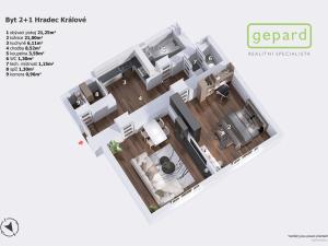 Prodej bytu 2+1, Hradec Králové, Buzulucká, 75 m2