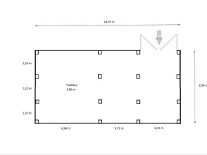Pronájem skladu, Zákolany, 100 m2