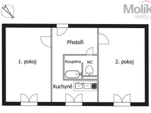 Pronájem bytu 2+1, Bílina - Teplické Předměstí, Sídliště U Nového nádraží, 56 m2