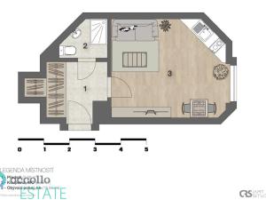 Pronájem bytu 1+kk, Praha, Zelenky-Hajského, 24 m2