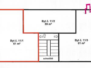 Pronájem bytu 2+1, Liberk - Uhřínov, 61 m2