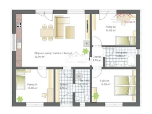 Prodej rodinného domu, Chomutov, Blatenská, 82 m2