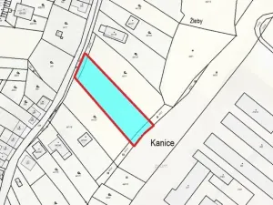 Prodej pozemku pro bydlení, Kanice, 2156 m2