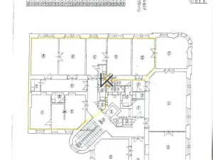 Pronájem kanceláře, Praha, Čermákova, 170 m2