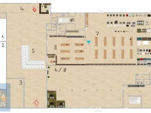 Prodej komerční nemovitosti, Žatec, Husova, 2862 m2