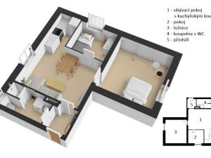 Prodej bytu 3+kk, Vrchlabí, Petra Bezruče, 46 m2