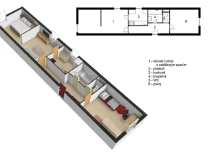 Prodej bytu 2+1, Rokytnice nad Jizerou - Horní Rokytnice, 55 m2
