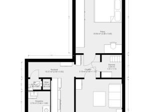 Pronájem bytu 2+1, Brno - Bystrc, Ečerova, 61 m2