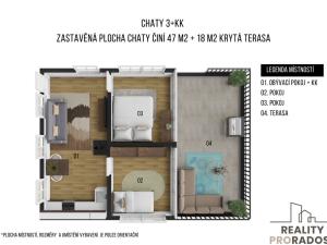 Prodej chaty, Prostějovičky, 59 m2