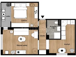 Prodej bytu 2+1, Kutná Hora, Nové Dvory, 60 m2