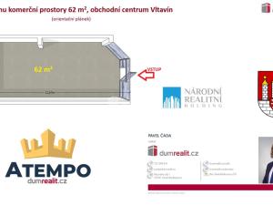 Pronájem obchodního prostoru, České Budějovice - České Budějovice 2, Fr. Ondříčka, 62 m2