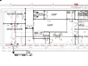 Pronájem výrobních prostor, Dobříč, 226 m2