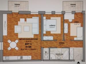 Prodej bytu 3+kk, Polná, Rérychova, 94 m2