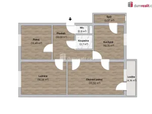 Prodej bytu 3+1, Všeradice, 84 m2