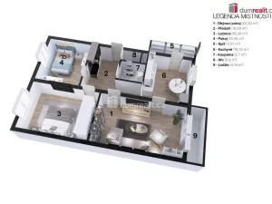 Prodej bytu 3+1, Všeradice, 84 m2