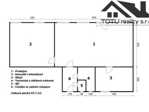 Pronájem obchodního prostoru, Jaroměř, Masarykovo nám., 97 m2
