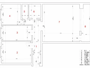 Prodej bytu 4+kk, Praha - Letňany, Tupolevova, 77 m2