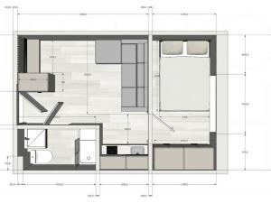 Pronájem bytu 2+kk, Praha - Žižkov, Na Jarově, 19 m2