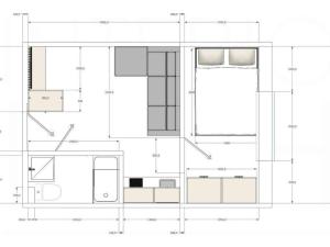 Pronájem bytu 2+kk, Praha - Žižkov, Na Jarově, 19 m2