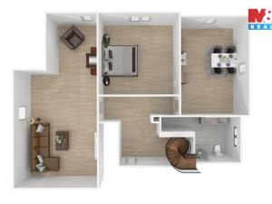 Pronájem bytu 3+1, Nemanice - Nová Huť, 89 m2