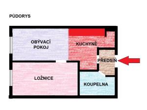 Pronájem bytu 2+kk, Unhošť, Na Čeperce, 47 m2