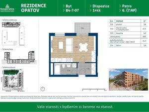 Pronájem bytu 1+kk, Praha - Chodov, Líbalova, 31 m2