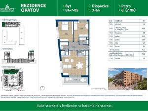 Pronájem bytu 3+kk, Praha - Chodov, Líbalova, 79 m2