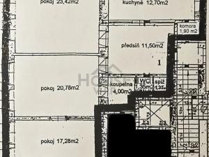 Prodej bytu 3+1, Praha - Bubeneč, Národní obrany, 94 m2
